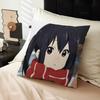 Anime Kawaii Girl K-On Cute Pillow Cushion Cover Pillowcase Living Room Sofa Home Decor Customized