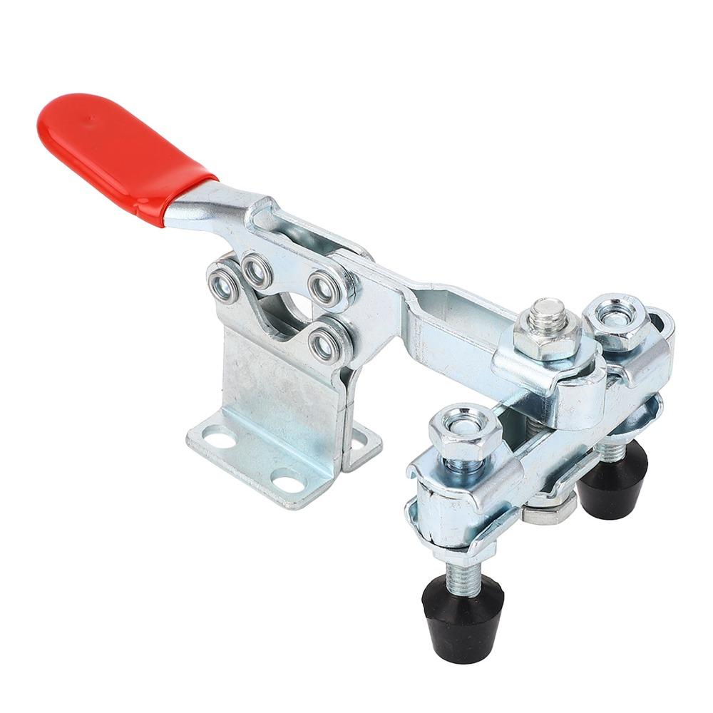Double Head Design Horizontal Toggle Clamp Long U Bar Dual Head Clamp Welding Table