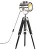Floor Lamp - vidaXL - Tripod - Solid Mango Wood - 69 Cm - Black and Silver