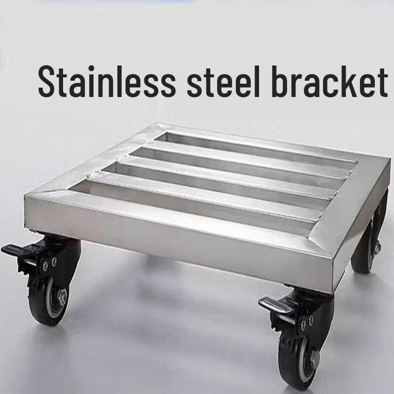 Heavy-Duty Stainless Steel Movable Plant Caddy