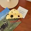 Hollow Hair Clip Y2k Shark Clip Creative Cheese Acetate Hair Claw  Lady/Girls