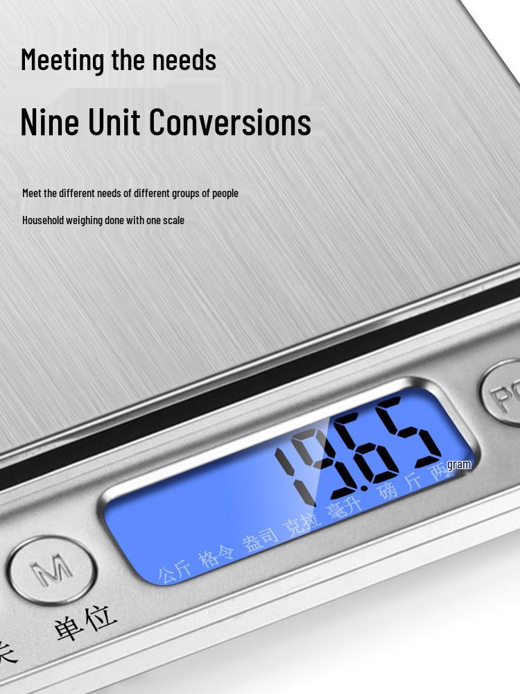 High-Precision Electronic Kitchen Scale for Baking