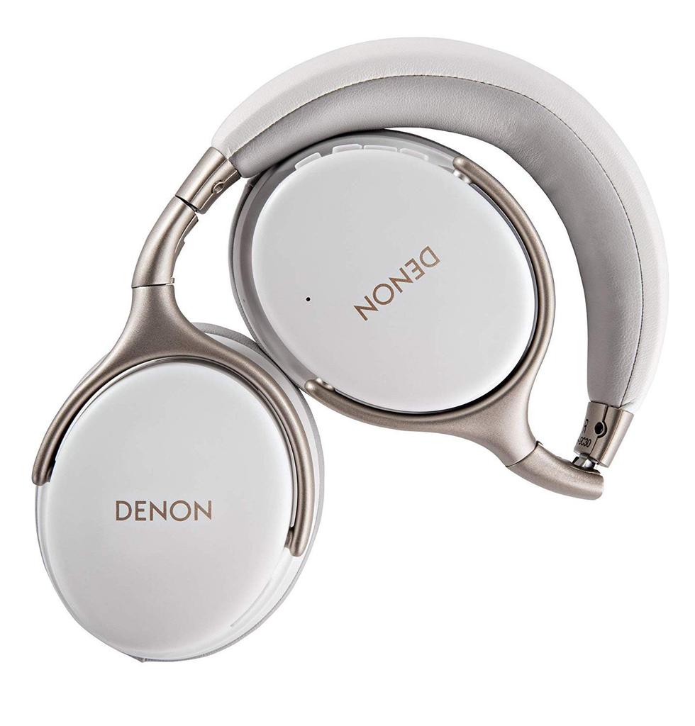 Denon Wireless Headphones with Free Edge aptX HD Codec 40mm AH-GC30 Noise-Canceling Drivers, Support, Drivers, White, AH-GC30WTEM