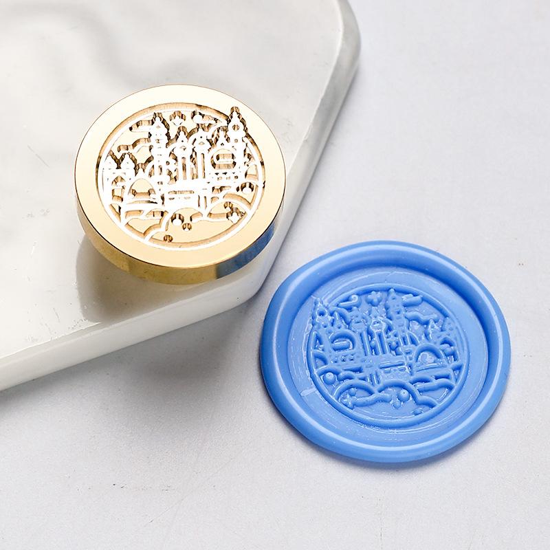 Wholesale Retro Vintage Wax Seal Stamp Sealing Wax Stamp Head For Wedding Invitation Gift Packaging Cards Scrapbooking Stamps