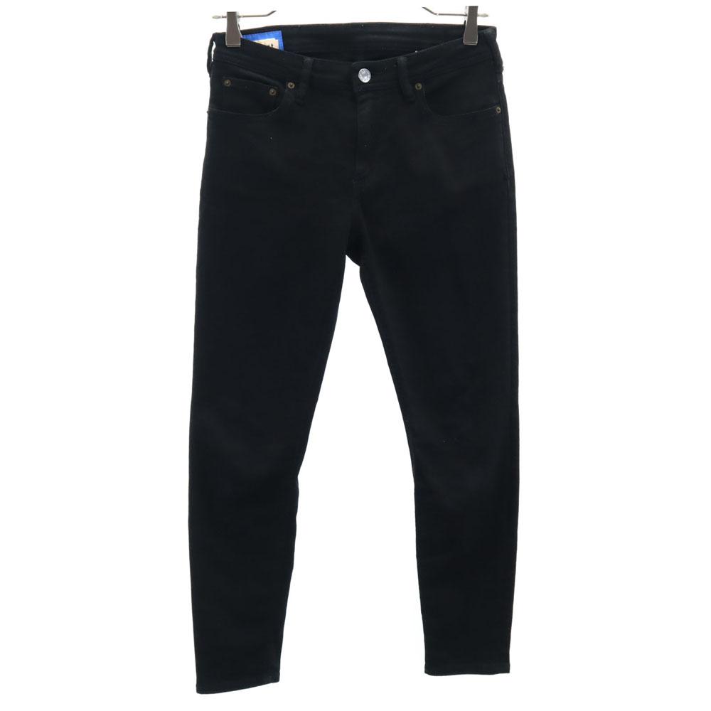 Acne Studios Bla Konst Made In Italy Long Pants W28 Black Stretch Men's Used