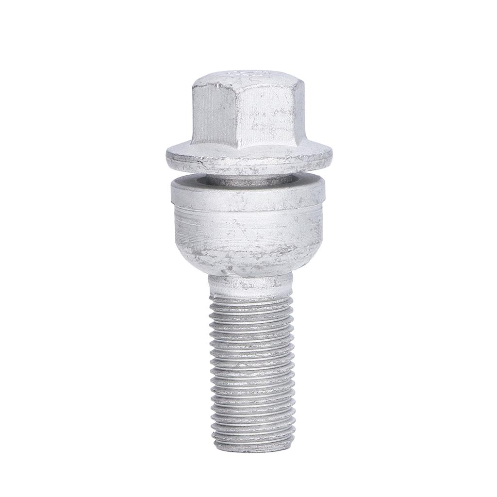 M14x1.5 Wheel Lug Bolt Nut Stud 8R0601295A Ball Seat Cold Forged Steel Replacement for Q3 Q5