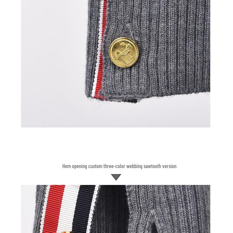 BROWIN2025 Autumn Urban Wool V-neck Cardigan Sweater