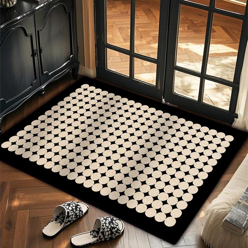 Vstupní rohožka PU kůže PVC Protiskluzová rohožka Pratelná Smazatelná a Řezací Koberec