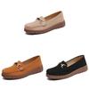Solid Color Shoes With Suede Upper And Soft Rubber Sole For Casual Summer Wear