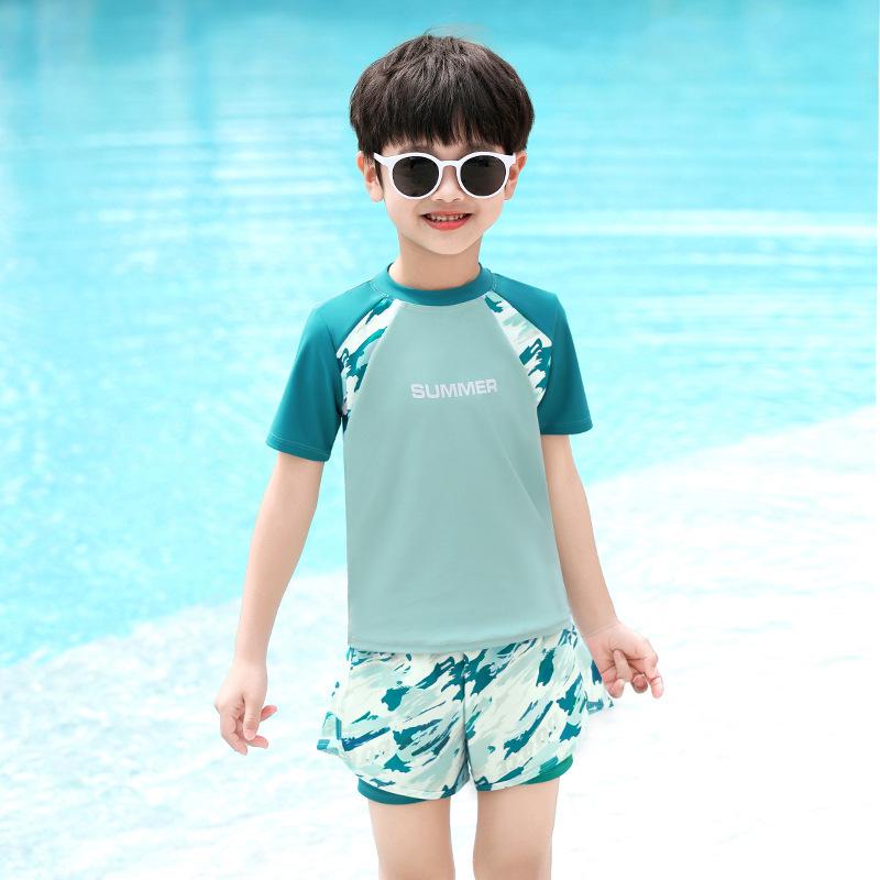 

Подростковый купальник-двойка для мальчиков - Летняя коллекция 2024 4XL (Height: 145-150cm, Weight: 65-80kg)