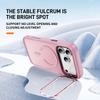 For iPhone 17 Pro Max Magnetic Case with Lens Kickstand Skin-Touch PC + TPU Phone Cover