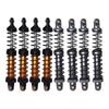 4 Pack Metal RC Car Shock Absorbers High Strength 90mm RC Car Shocks for 1/10 Scale Models with 8 Sp