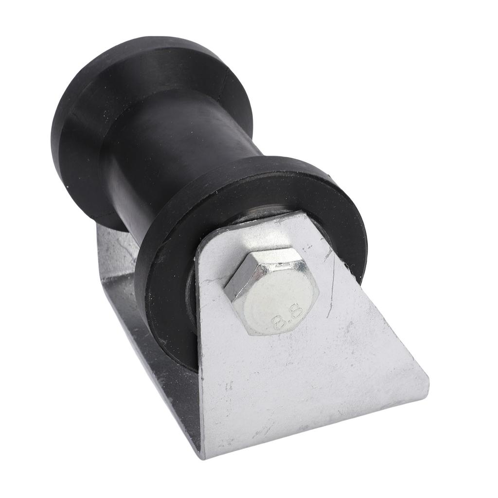 4 Inch Boat Trailer Roller with Panel Bracket Rubber Keel Roller Assembly Kit for Boat Yachts Ships
