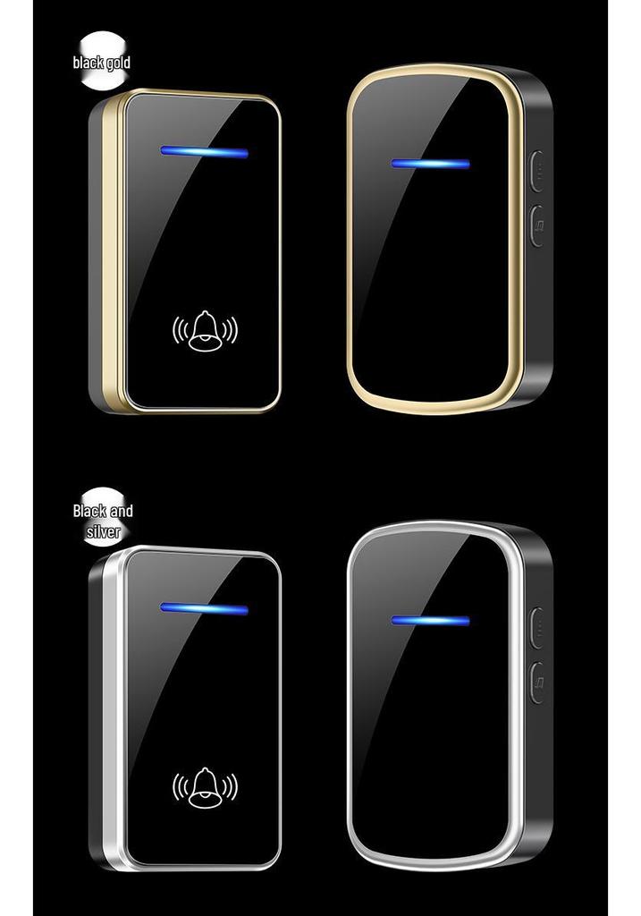 International Wireless Multi-Plug Doorbell: EU/US/UK/AU-Ready with 433 MHz Range
