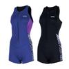 Womens 2mm Neoprene Wetsuit Vest Sleeveless Full Body Snorkeling Diving Swimsuit Cold Water Swimming Surfing