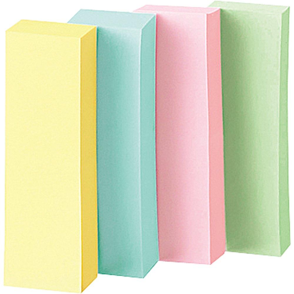 KOKUYO Sticky Super Value 50mm x 100 sheets x 50 Notes, Pack, 15mm, packs, 4-color mix, K2ME-5015