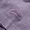 Li-Ning Sports Trend Series Solid Color Round Neck Casual Short Sleeve T-Shirt Men Tops Holy-Purple AHSS361-7