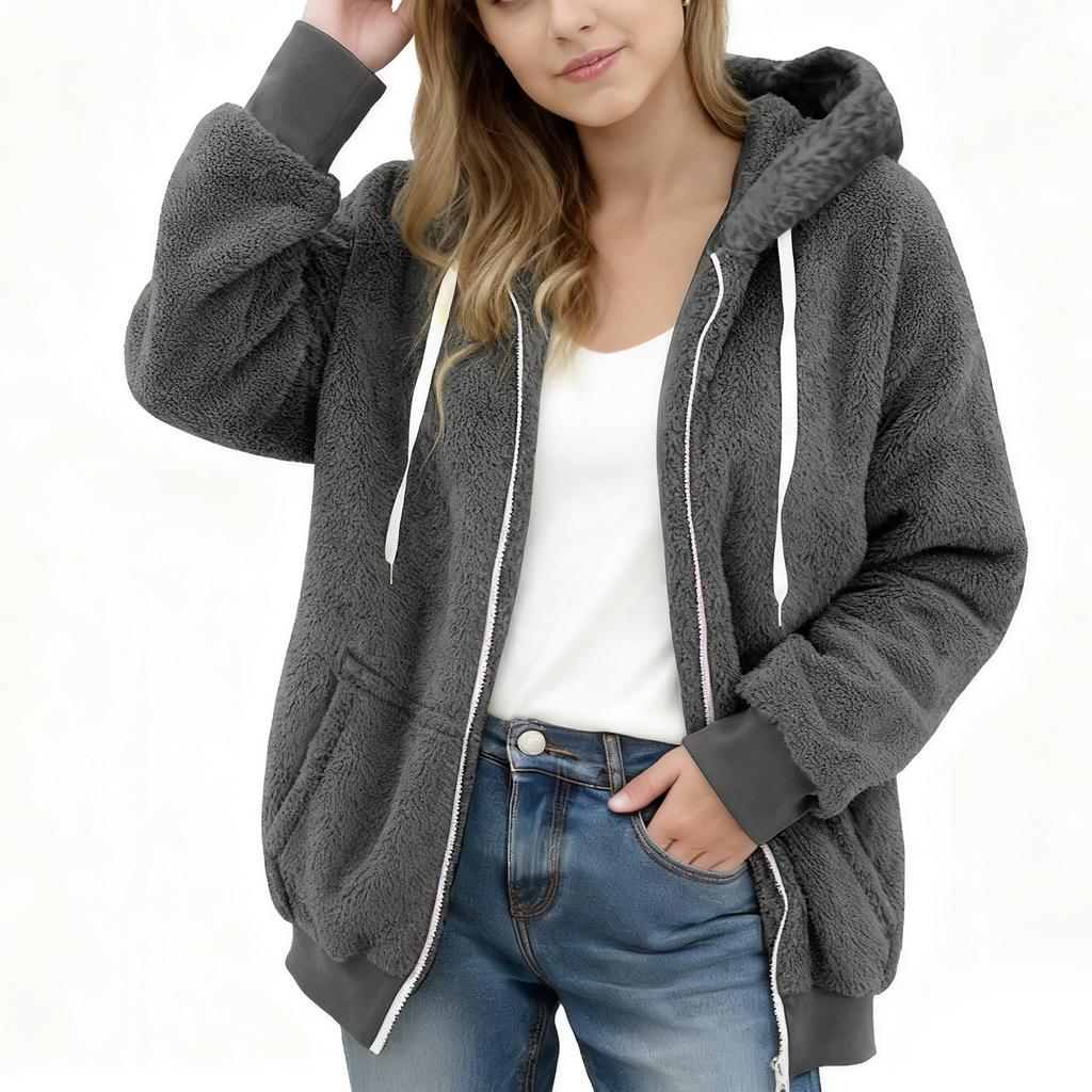 Women's Fashion Light Jacket Stand Collar Multicolor Zipper Button Coat