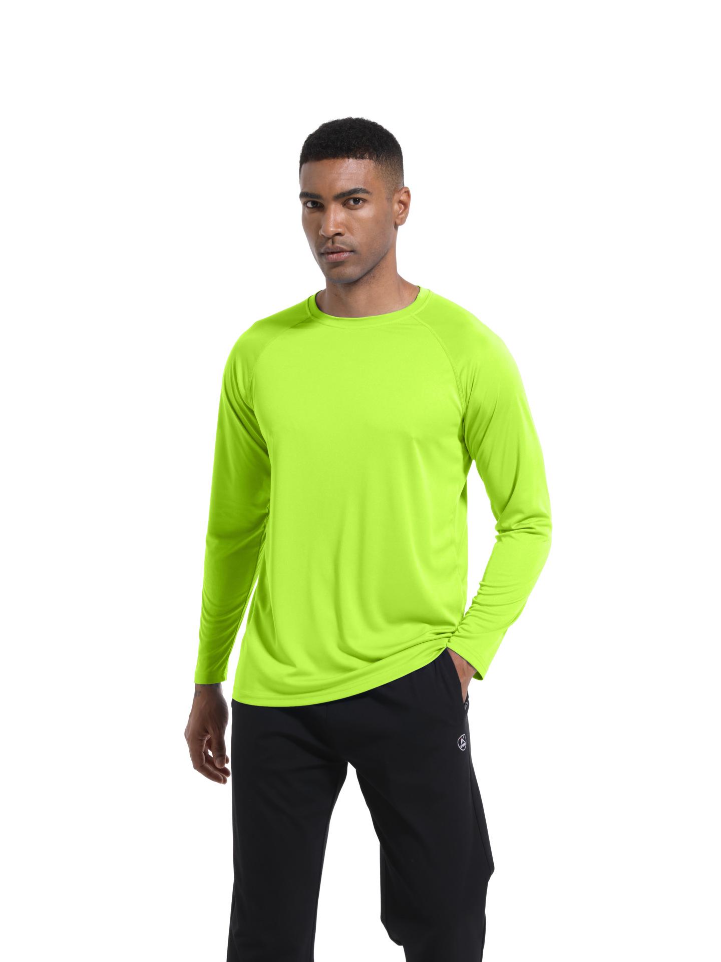 

Летняя защита от УФ-лучей, футболка с круглым вырезом, приталенного кроя, уличная куртка-скин UPF50+ для пеших походов, альпинизма и рыбалки Double Extra Large флуоресцентный зеленый