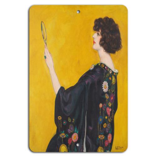 Elegant Reflection Vintage Elegance in BloomAluminumtin sign 20x30cm（7.8x11.8inch）