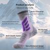 Winter/Spring Ski Socks - Women's Mid-Calf Thick Towel Bottom Anti-Slip Wear-resistant Cushioning Wool Socks for Warmth and Comfort