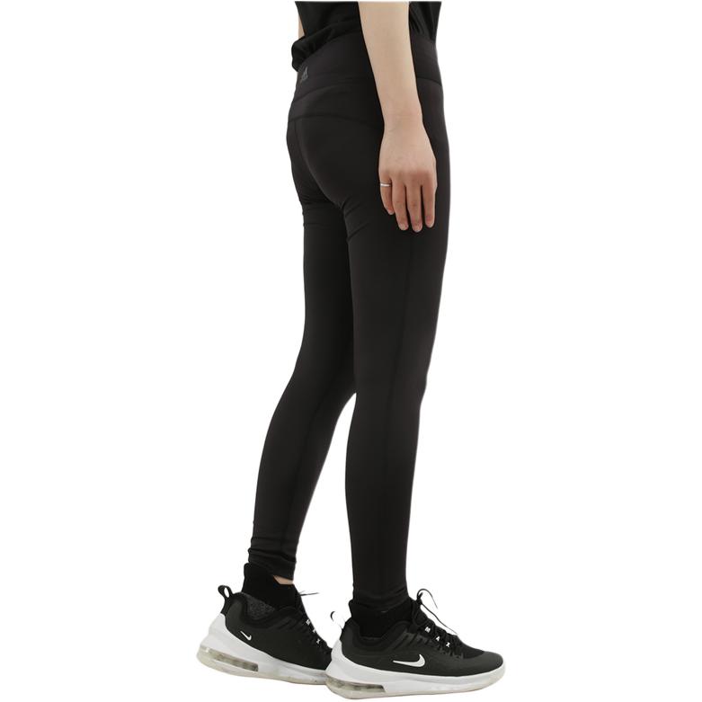 adidas Solid Color Comfortable Casual Mid Waist Knitted Sports Pants Women Bottoms Black CX5309
