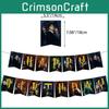 Party Potter Harry Decorations Cake Toppers Spiral Pull Flags Aluminum Foil Set