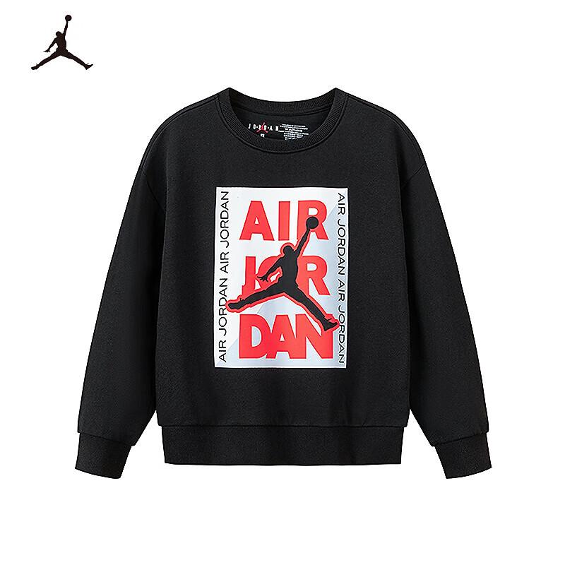 Jordan AJ Kids  Letter Print Round Neck Sweatshirt 110/52 (Height 98-104cm)