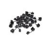 100pcs Self-locking Nylon Power Cord Buckle Plastic Chassis Wire Clip  Cable Stripper Tool