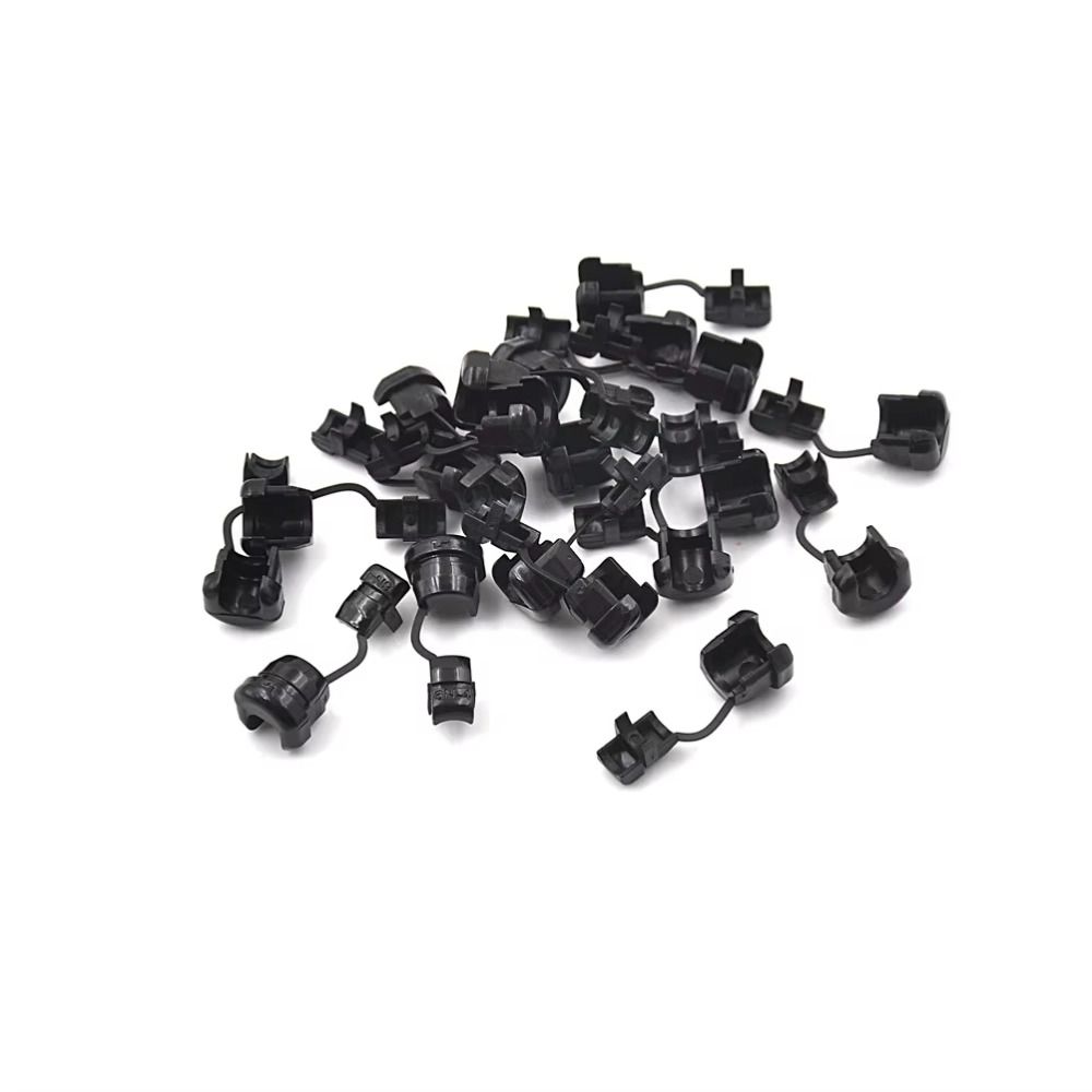 100pcs Self-locking Nylon Power Cord Buckle Plastic Chassis Wire Clip Cable Stripper Tool