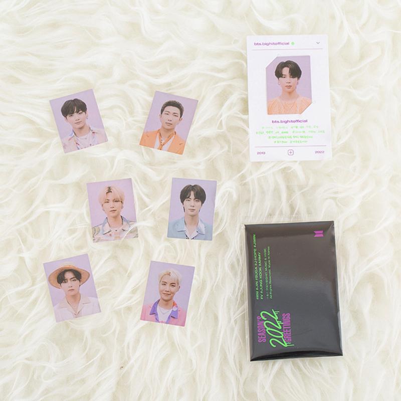 54 szt. Niepowtarzalne karty fotograficzne Bts Karty Lomo 2022 Kalendarz na biurko Kolekcja prezentów dla fanów Bts