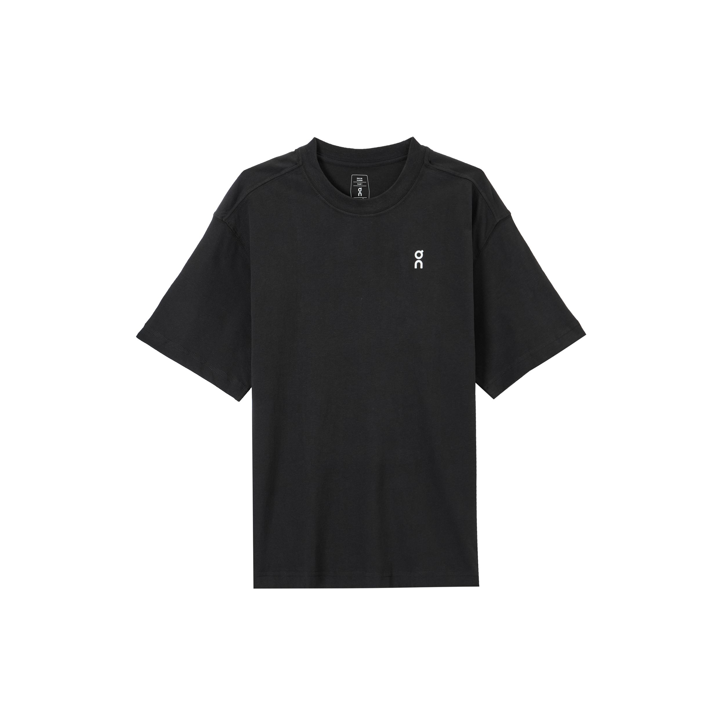 ON Running On Ang Pao Club Vochtafvoerend Los Comfortabel Casual T-shirt met Korte Mouwen Heren Tops Zwart 1WE10060553 M
