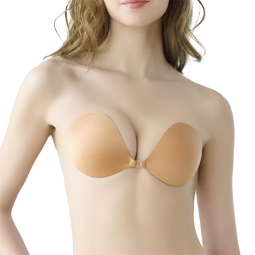 NuBra Seamless Padded F Bra, E117107, Mocha,