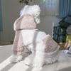 Dog Fleece Coat Pet Cold Weather Clothes Winter Doggies Sweatshirt Warm Pet Apparel Jackets Dog Sweaters for Small Dogs