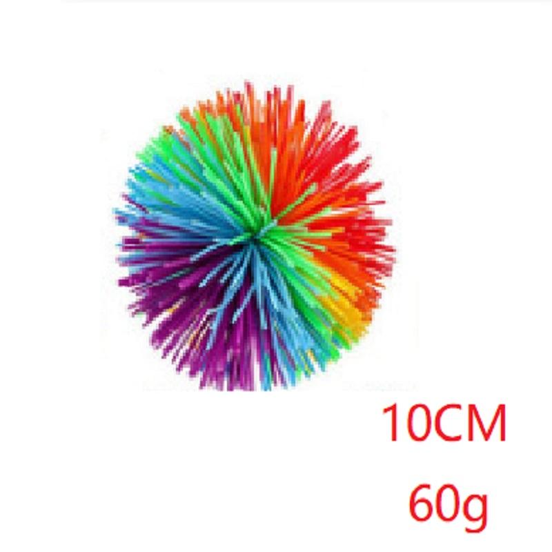 Dekompressions Regenbogen Sandsack Ball Flauschiges Gummiband Silikon Spaß Elastischer Elf Kind Erwachsener Sensorisches Spielzeug Geschenk Handflächenschatz