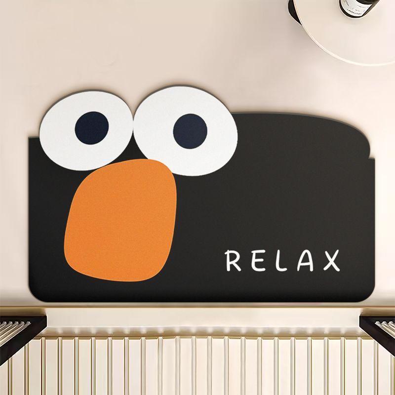 

Мультяшный милый коврик для пола в ванной комнате, мягкий впитывающий коврик из диатомовой грязи, бытовой туалет, дверь туалета, нескользящий, быстросохнущий коврик для ног 40X60cm 15.7X23.6in