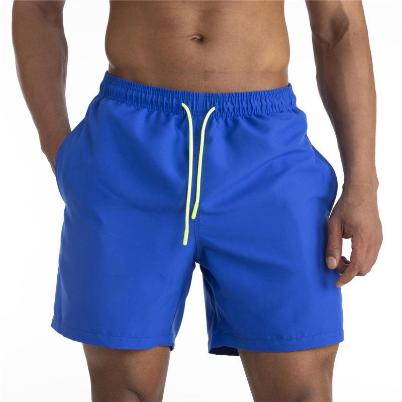 Men's Casual Color Outdoors Pocket Beach Work Trouser  Beach Shorts Pant