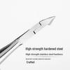 8710 Professional Stainless Steel Cuticle Nippers: Precise Toenail and Hangnail Clippers for Nail Art