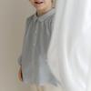 Boy's Buttons White Shirt Autumn Children Casual Lapel Collar Long-Sleeved Shirts Cardigan Girls Blouse