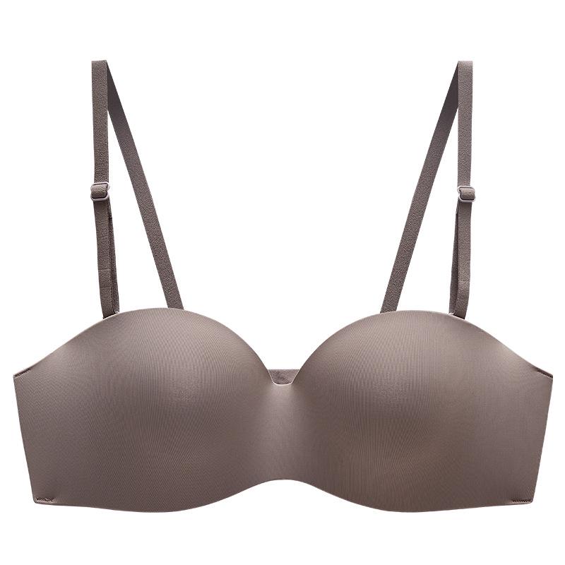 Sleek Strapless Non-Slip Tube Top Bra: Invisible, Seamless, and Supportive Without Underwire