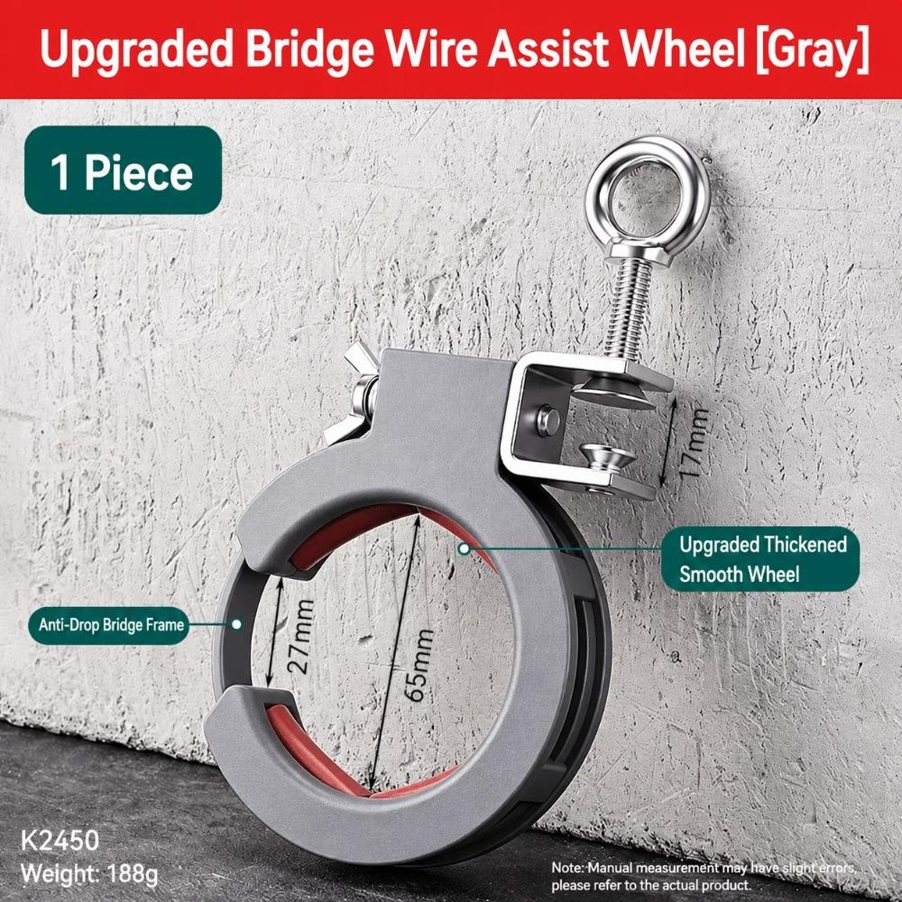 Cable Lay Pulley Wire Guide Roller Heavy Duty Bottom Hung Mount Time Saving Wiring Aid Tool For Ceiling Installation