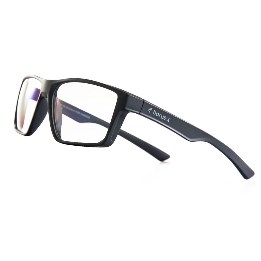 Gaming Glasses Blue Light Blocking Glasses Blue Light Blocking PC Glasses Unisex Clear [Horus X]