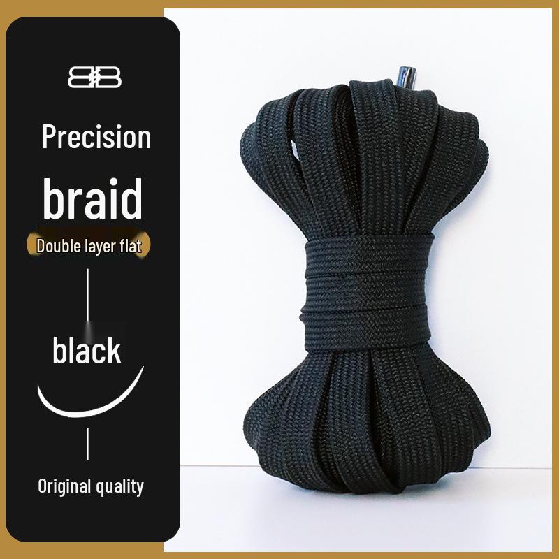 Mångsidiga platta skosnören för män och kvinnor - Original Svart, Vit, Färgglada, Rosa, Grå