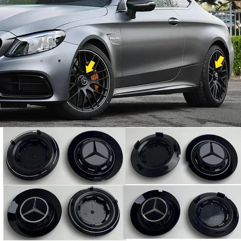 4PCS 147mm Car Wheel Center Hub Cover Cap For Mercedes Benz AMG G350 G500 G63 S680 GLS600 C-1028 17028 Badge Logo Accessories