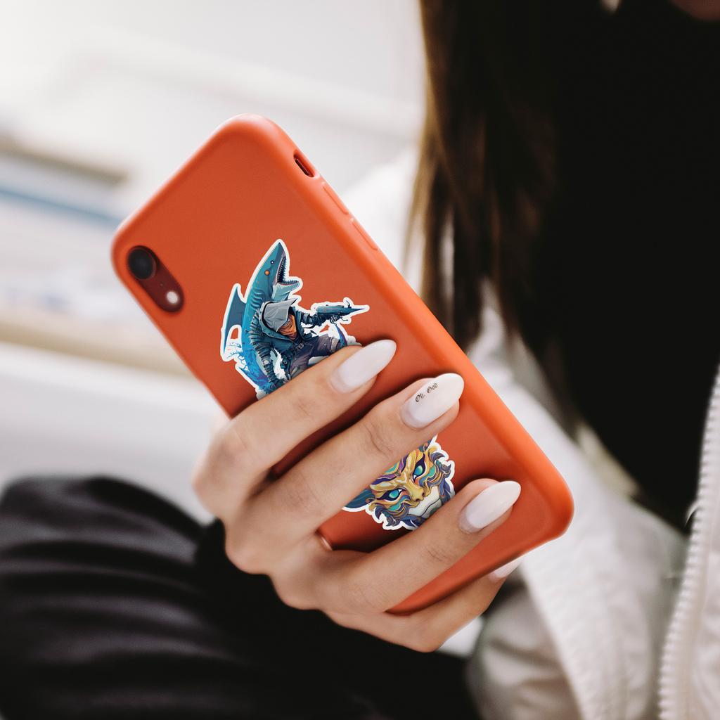 50/100 Cute Little Girl Graffiti Stickers Mobile Phone Water Cup Decoration Waterproof Stickers DIY Hand Account Stickers