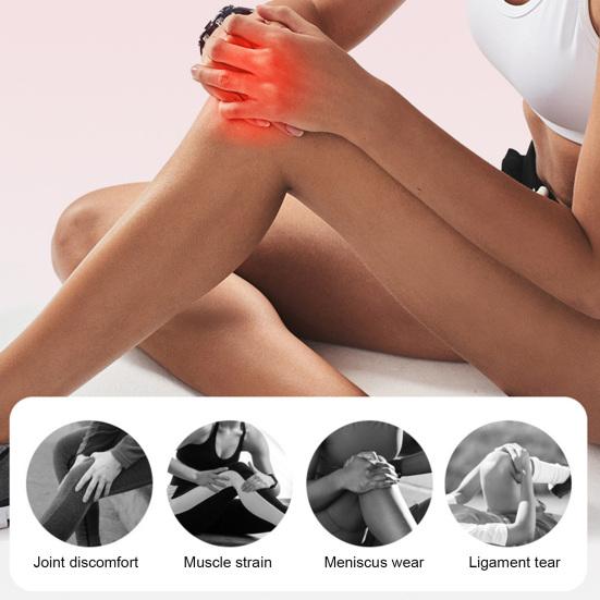 Knee Brace for Men Women Adjustable Compression Knee Support with Side Spring