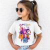 Kpop Children's T Shirt Cartoon Graphic Short Sleeve Summer Comfortable Top Funny Gift for Fans Harajuku T-Shirts Girls Clothes