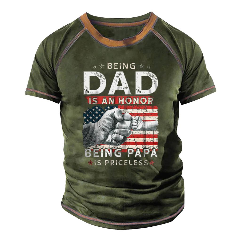 Pánské raglánové tričko s retro grafikou 3D potisk Street Casual Oblečení s kulatým výstřihem a krátkým rukávem Základní styl