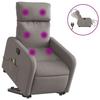 VidaXL Fauteuil Inclinable de Massage Électrique, Chaise de Relaxation avec Dossier et Repose-pied Réglables, Siège de Salon 3206733