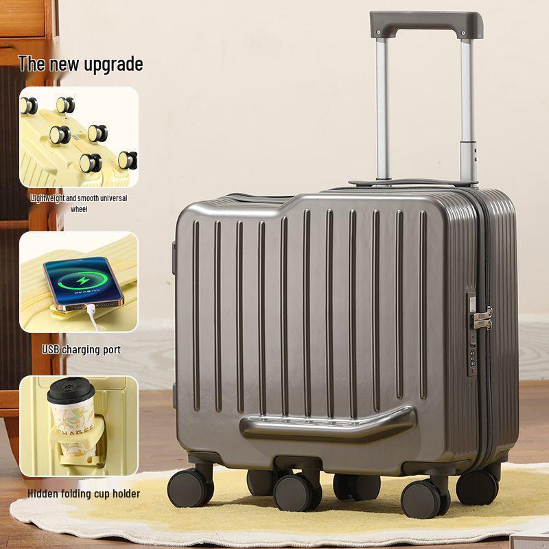 Sturdy Folding Children's Ride-On Suitcase with Magic Trolley and Secure Travel Lock
